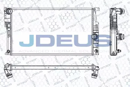 Радиатор, охлаждение двигателя JDEUS купить