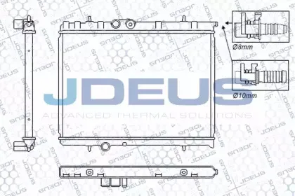 Радиатор, охлаждение двигателя JDEUS купить