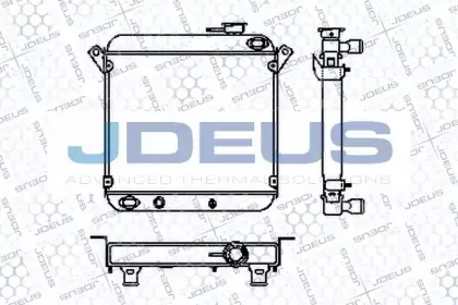Радиатор, охлаждение двигателя JDEUS купить