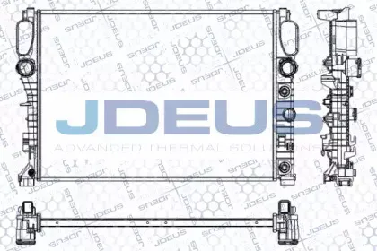 Радиатор, охлаждение двигателя JDEUS купить