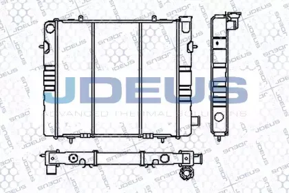 Радиатор, охлаждение двигателя JDEUS купить