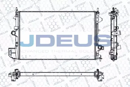 Радиатор, охлаждение двигателя JDEUS купить