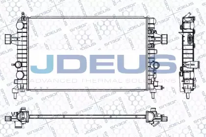 Радиатор, охлаждение двигателя JDEUS купить