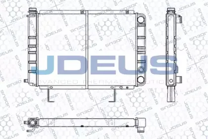 Радиатор, охлаждение двигателя JDEUS купить