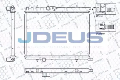 Радиатор, охлаждение двигателя JDEUS купить