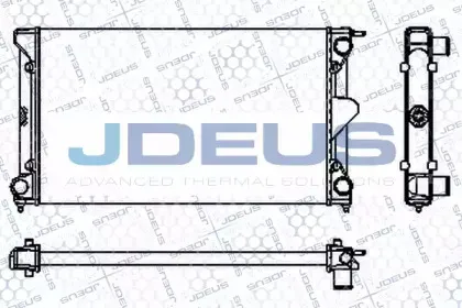 Радиатор, охлаждение двигателя JDEUS купить