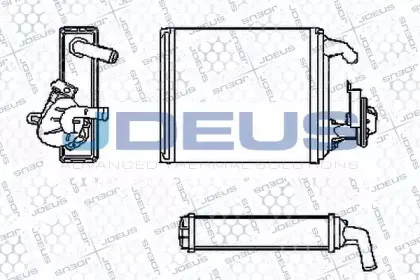 Теплообменник, отопление салона JDEUS купить