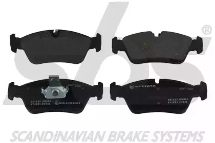 Комплект тормозных колодок, дисковый тормоз sbs купить