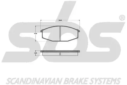 Комплект тормозных колодок, дисковый тормоз sbs купить