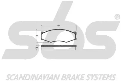 Комплект тормозных колодок, дисковый тормоз sbs купить