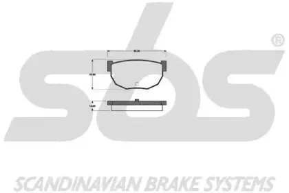 Комплект тормозных колодок, дисковый тормоз sbs купить
