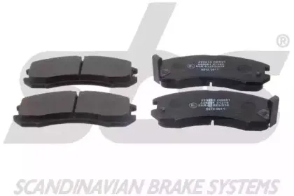 Комплект тормозных колодок, дисковый тормоз sbs купить