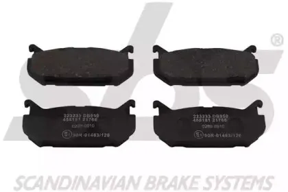 Комплект тормозных колодок, дисковый тормоз sbs купить