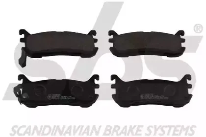 Комплект тормозных колодок, дисковый тормоз sbs купить