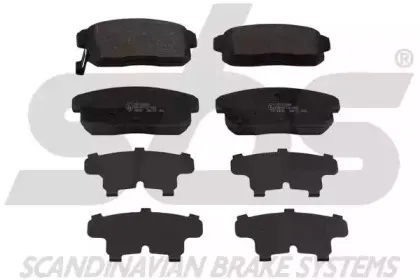 Комплект тормозных колодок, дисковый тормоз sbs купить