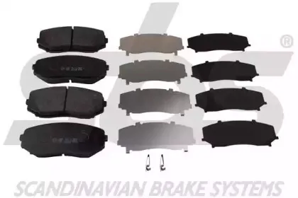 Комплект тормозных колодок, дисковый тормоз sbs купить
