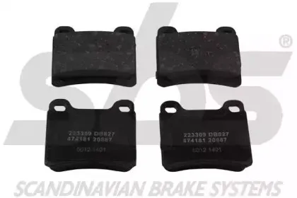 Комплект тормозных колодок, дисковый тормоз sbs купить