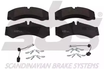 Комплект тормозных колодок, дисковый тормоз sbs купить