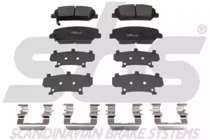 Комплект тормозных колодок, дисковый тормоз sbs купить