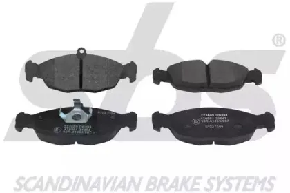 Комплект тормозных колодок, дисковый тормоз sbs купить