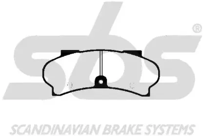 Комплект тормозных колодок, дисковый тормоз sbs купить