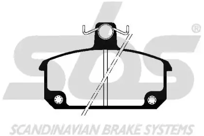 Комплект тормозных колодок, дисковый тормоз sbs купить