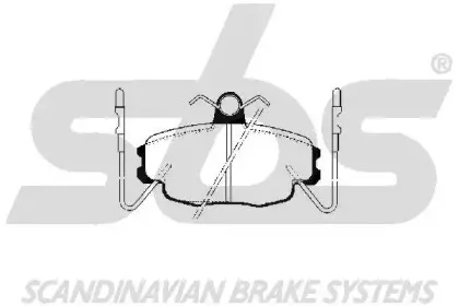 Комплект тормозных колодок, дисковый тормоз sbs купить
