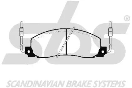 Комплект тормозных колодок, дисковый тормоз sbs купить