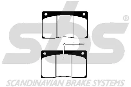 Комплект тормозных колодок, дисковый тормоз sbs купить