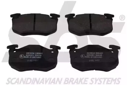 Комплект тормозных колодок, дисковый тормоз sbs купить