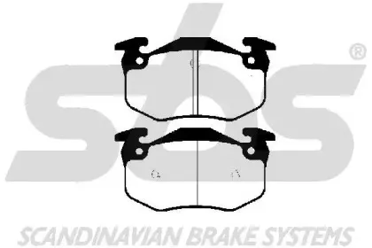 Комплект тормозных колодок, дисковый тормоз sbs купить