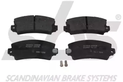 Комплект тормозных колодок, дисковый тормоз sbs купить