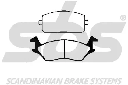 Комплект тормозных колодок, дисковый тормоз sbs купить
