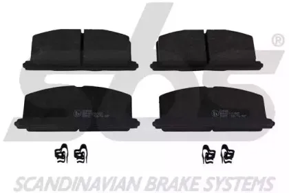 Комплект тормозных колодок, дисковый тормоз sbs купить