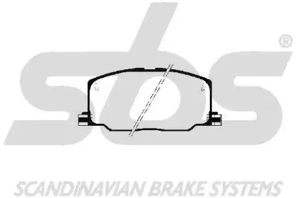 Комплект тормозных колодок, дисковый тормоз sbs купить