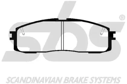 Комплект тормозных колодок, дисковый тормоз sbs купить