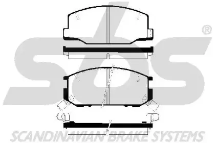Комплект тормозных колодок, дисковый тормоз sbs купить