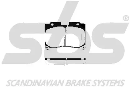 Комплект тормозных колодок, дисковый тормоз sbs купить
