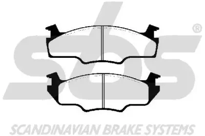 Комплект тормозных колодок, дисковый тормоз sbs купить