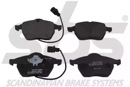 Комплект тормозных колодок, дисковый тормоз sbs купить