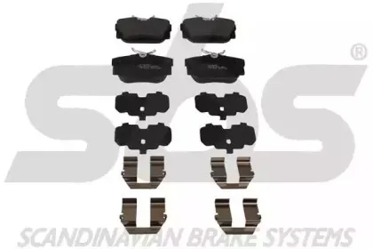 Комплект тормозных колодок, дисковый тормоз sbs купить