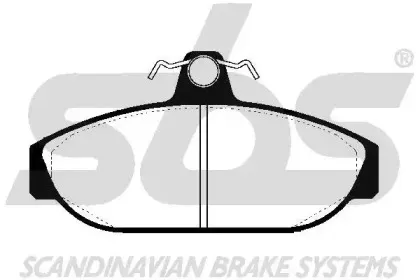 Комплект тормозных колодок, дисковый тормоз sbs купить