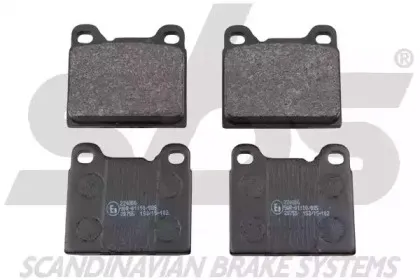 Комплект тормозных колодок, дисковый тормоз sbs купить