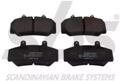 Комплект тормозных колодок, дисковый тормоз sbs купить