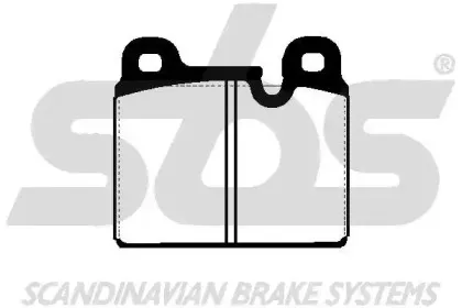 Комплект тормозных колодок, дисковый тормоз sbs купить
