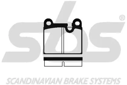Комплект тормозных колодок, дисковый тормоз sbs купить