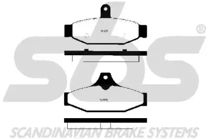 Комплект тормозных колодок, дисковый тормоз sbs купить