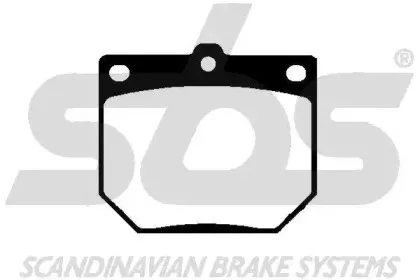 Комплект тормозных колодок, дисковый тормоз sbs купить