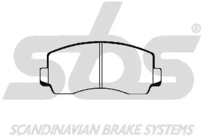 Комплект тормозных колодок, дисковый тормоз sbs купить