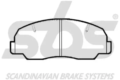 Комплект тормозных колодок, дисковый тормоз sbs купить